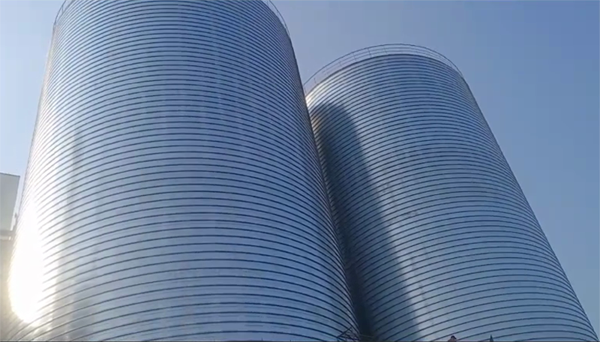 韩城2座混凝土高架卷板仓